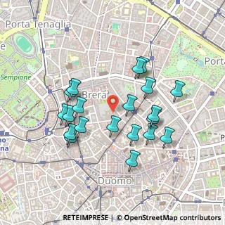 Mappa Via Privata Fratelli Gabba, 20121 Milano MI, Italia (0.4285)