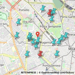 Mappa Via Mario Pagano, 20146 Milano MI, Italia (1.1)