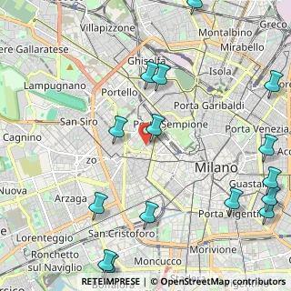Mappa Via Mario Pagano, 20146 Milano MI, Italia (2.97267)
