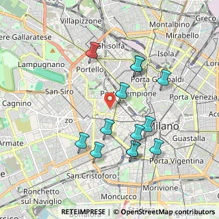 Mappa Via Mario Pagano, 20146 Milano MI, Italia (1.82846)