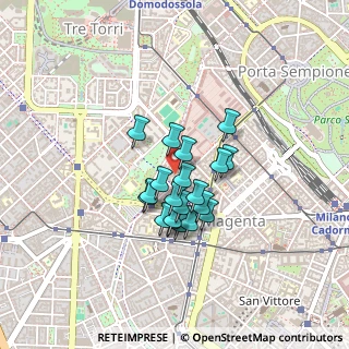 Mappa Via Mario Pagano, 20146 Milano MI, Italia (0.294)