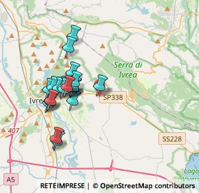 Mappa Strada Allaas, 10010 Bollengo TO (3.345)