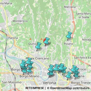 Mappa Via delle Tofane, 37127 Verona VR, Italia (2.9175)