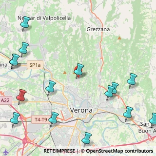 Mappa Via delle Tofane, 37127 Verona VR, Italia (6.52625)