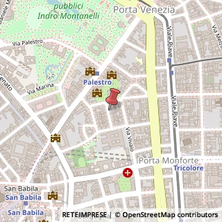 Mappa Via Michele Barozzi, 1, 20122 Milano, Milano (Lombardia)