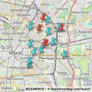 Mappa Via Pietro da Cortona, 20133 Milano MI, Italia (1.622)