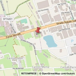 Mappa Corso Vercelli, 444, 10015 Ivrea, Torino (Piemonte)