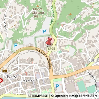 Mappa Via Volontari del Sangue, 4, 10015 Ivrea, Torino (Piemonte)