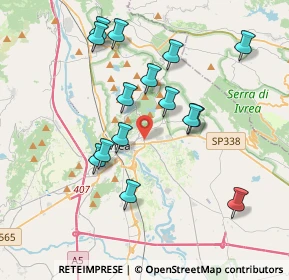 Mappa SORELLE RAMONDA, 10015 Ivrea TO, Italia (3.688)