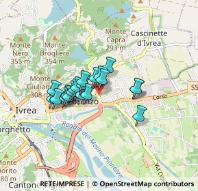 Mappa SORELLE RAMONDA, 10015 Ivrea TO, Italia (0.568)