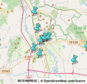 Mappa Viale Monte Stella, 10015 Ivrea TO, Italia (4.27)