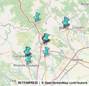 Mappa Viale Monte Stella, 10015 Ivrea TO, Italia (12.285)