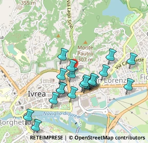 Mappa Viale Monte Stella, 10015 Ivrea TO, Italia (0.431)