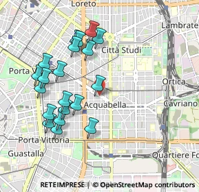 Mappa Via Giuditta Sidoli, 20129 Milano MI, Italia (0.9695)