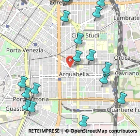 Mappa Via Giuditta Sidoli, 20129 Milano MI, Italia (1.4055)