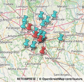 Mappa Via Giuditta Sidoli, 20129 Milano MI, Italia (9.1325)