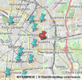 Mappa Via Giuditta Sidoli, 20129 Milano MI, Italia (2.51786)