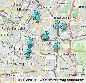 Mappa Via Giuditta Sidoli, 20129 Milano MI, Italia (1.45273)