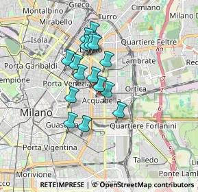 Mappa Via Giuditta Sidoli, 20129 Milano MI, Italia (1.33294)