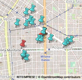 Mappa Via del Ruzzante, 20129 Milano MI, Italia (0.4325)