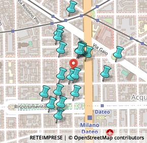 Mappa Via del Ruzzante, 20129 Milano MI, Italia (0.192)