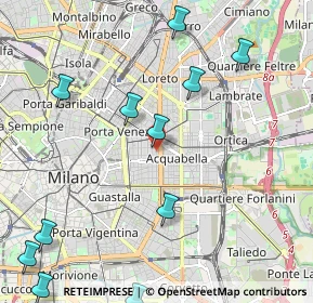 Mappa Via del Ruzzante, 20129 Milano MI, Italia (2.73)