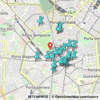 Mappa Piazza Castello, 20121 Milano MI, Italia (0.795)