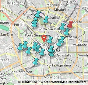 Mappa Piazza Castello, 20121 Milano MI, Italia (1.667)