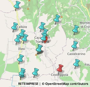 Mappa 37030 Cazzano di Tramigna VR, Italia (2.256)