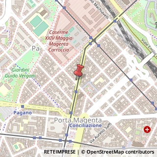 Mappa Via Lorenzo Mascheroni, 14, 20145 Milano, Milano (Lombardia)