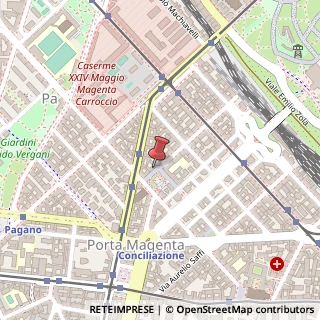 Mappa Piazza Nicolò Tommaseo, 2/a, 20123 Milano, Milano (Lombardia)