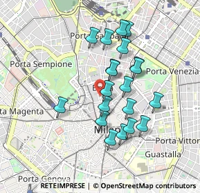Mappa Via Ciovasso, 20121 Milano MI, Italia (0.779)