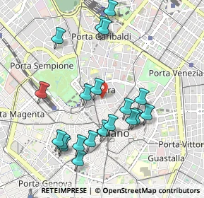 Mappa Via Ciovasso, 20121 Milano MI, Italia (0.996)