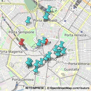 Mappa Via Melone, 20121 Milano MI, Italia (0.996)