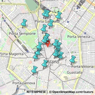 Mappa Via Melone, 20121 Milano MI, Italia (0.799)
