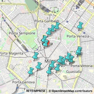 Mappa Vicolo Ciovasso, 20121 Milano MI, Italia (1.0075)