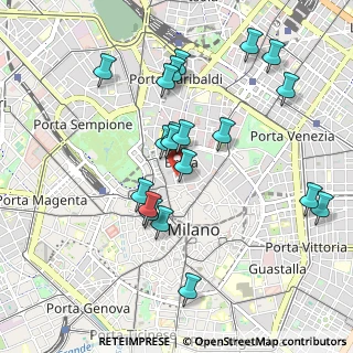 Mappa Vicolo Ciovasso, 20121 Milano MI, Italia (0.954)