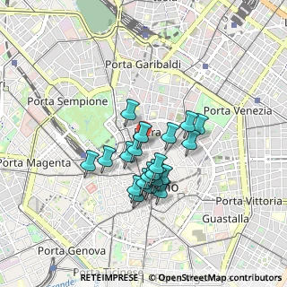 Mappa Via Melone, 20121 Milano MI, Italia (0.677)