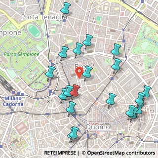 Mappa Via Ciovasso, 20121 Milano MI, Italia (0.5945)