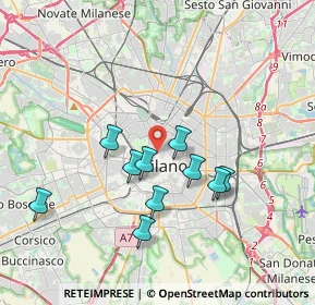 Mappa Via Ciovasso, 20121 Milano MI, Italia (3.74273)