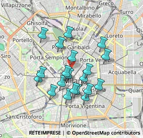 Mappa Vicolo Ciovasso, 20121 Milano MI, Italia (1.529)