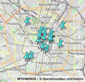 Mappa Via Ciovasso, 20121 Milano MI, Italia (1.0675)