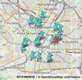 Mappa Via Ciovasso, 20121 Milano MI, Italia (1.5405)