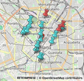 Mappa Via Ciovasso, 20121 Milano MI, Italia (1.488)