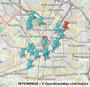 Mappa Via Ciovasso, 20121 Milano MI, Italia (1.59353)