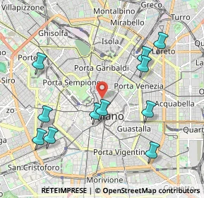 Mappa Via Ciovasso, 20121 Milano MI, Italia (2.21273)