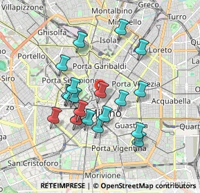 Mappa Via Ciovasso, 20121 Milano MI, Italia (1.5945)