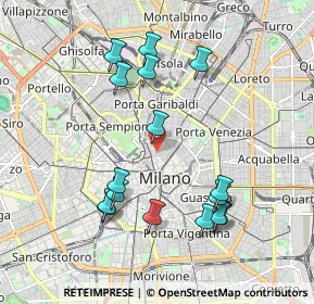 Mappa Via Ciovasso, 20121 Milano MI, Italia (1.95438)