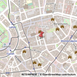 Mappa Via Melone, 2, 20121 Milano, Milano (Lombardia)