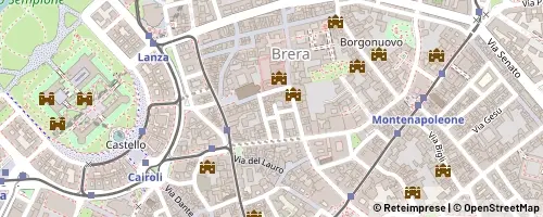 Mappa Milano